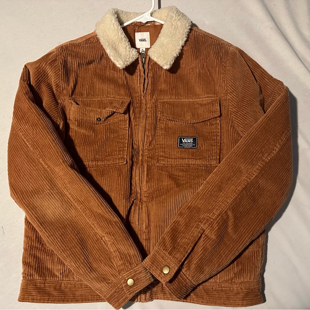 Vans brown corduroy jacket